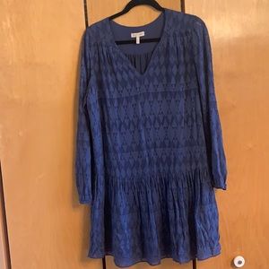 Rebecca Taylor Blue Silk Dress
